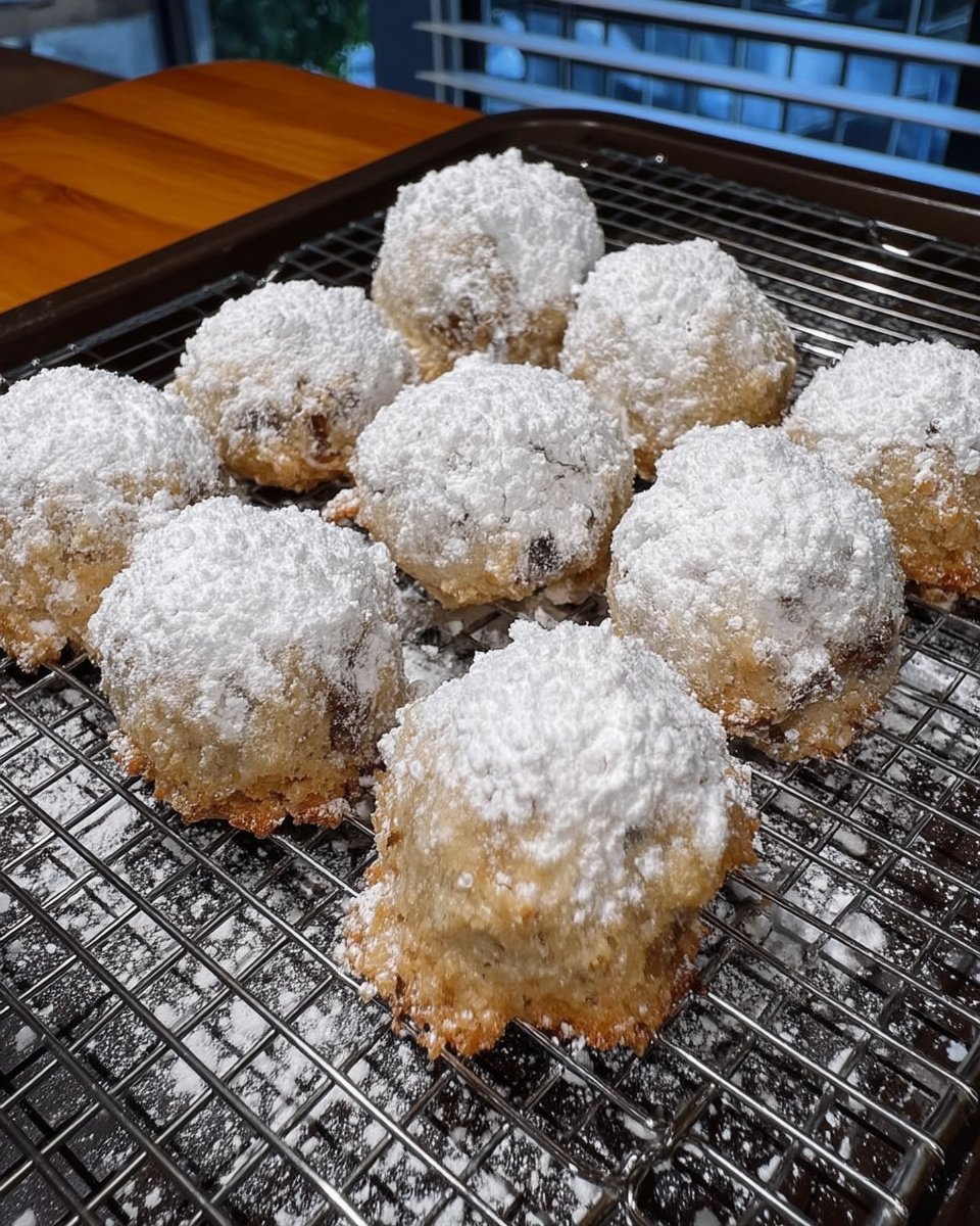 Round cookie dough balls on a baking sheet before going into the oven.