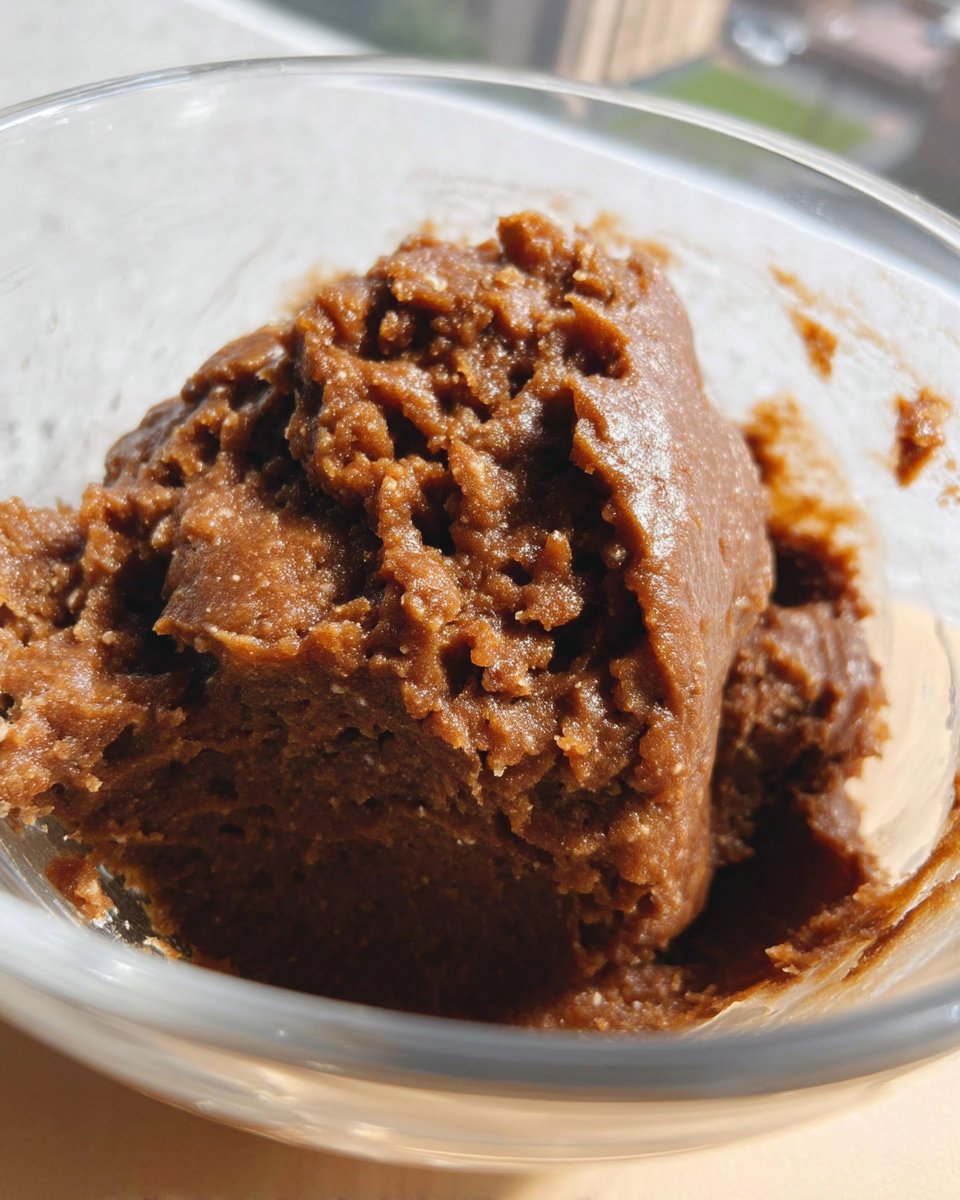Scooping pumpkin cookie dough with a metal scoop