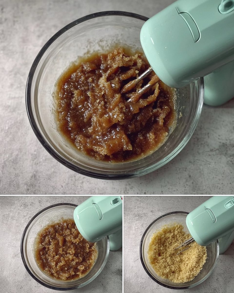 Ingredients for Heidesand cookies including butter, sugar, and whole wheat flour on a wooden table