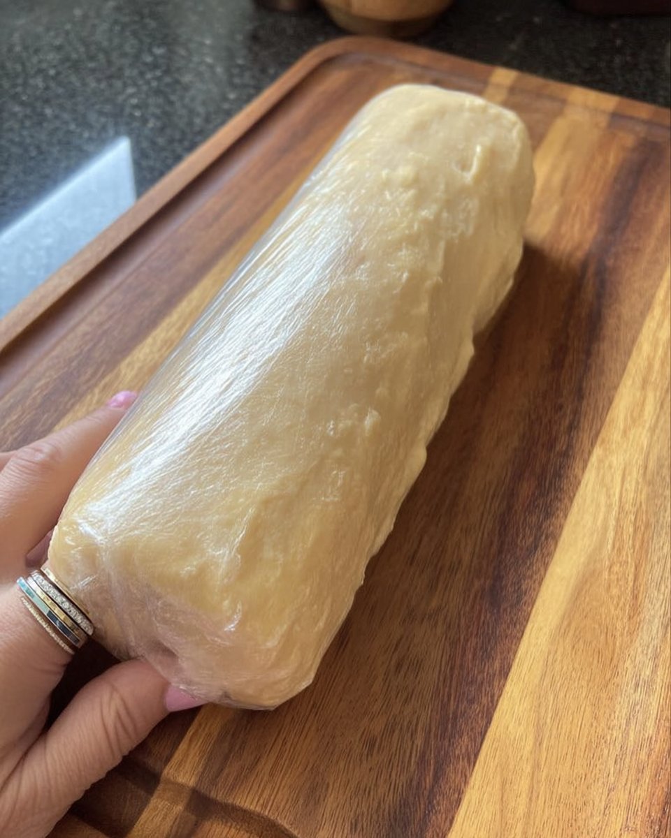 Butter powdered sugar flour and chocolate chips for shortbread