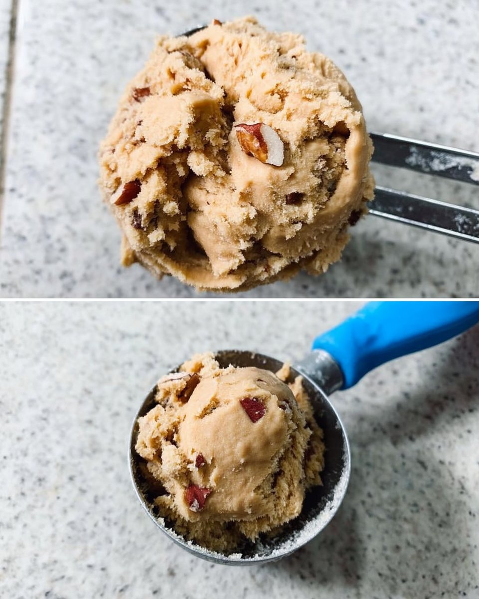 Ingredients for maple cookies including syrup butter and walnuts