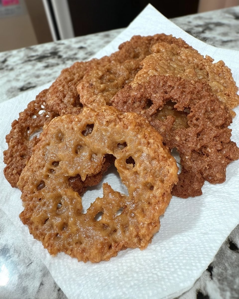 Gingerbread cookies stacked inside a vintage glass cookie jar