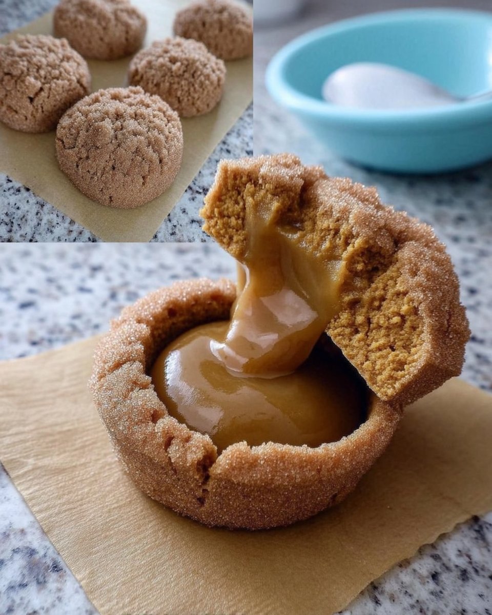 Piping whipped cream onto baked pumpkin pie cookies