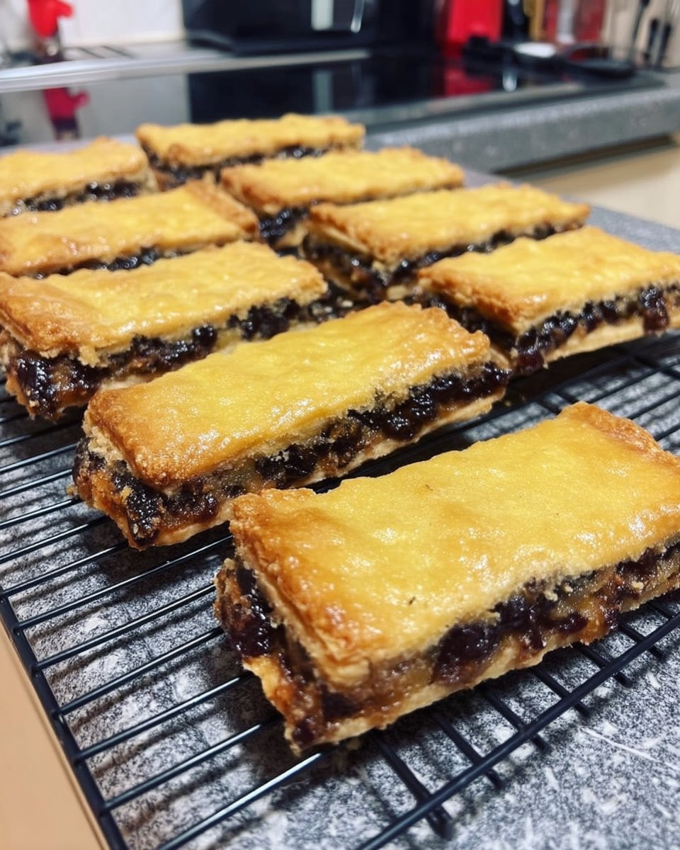 Hands rolling out dough for Garibaldi biscuits with fruit showing through
