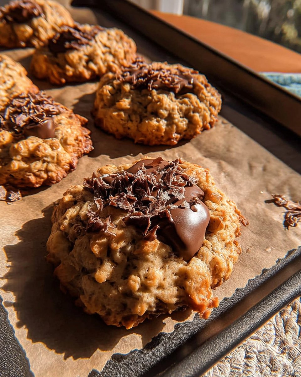 Cookies inside a glass cookie jar with a gingham ribbon