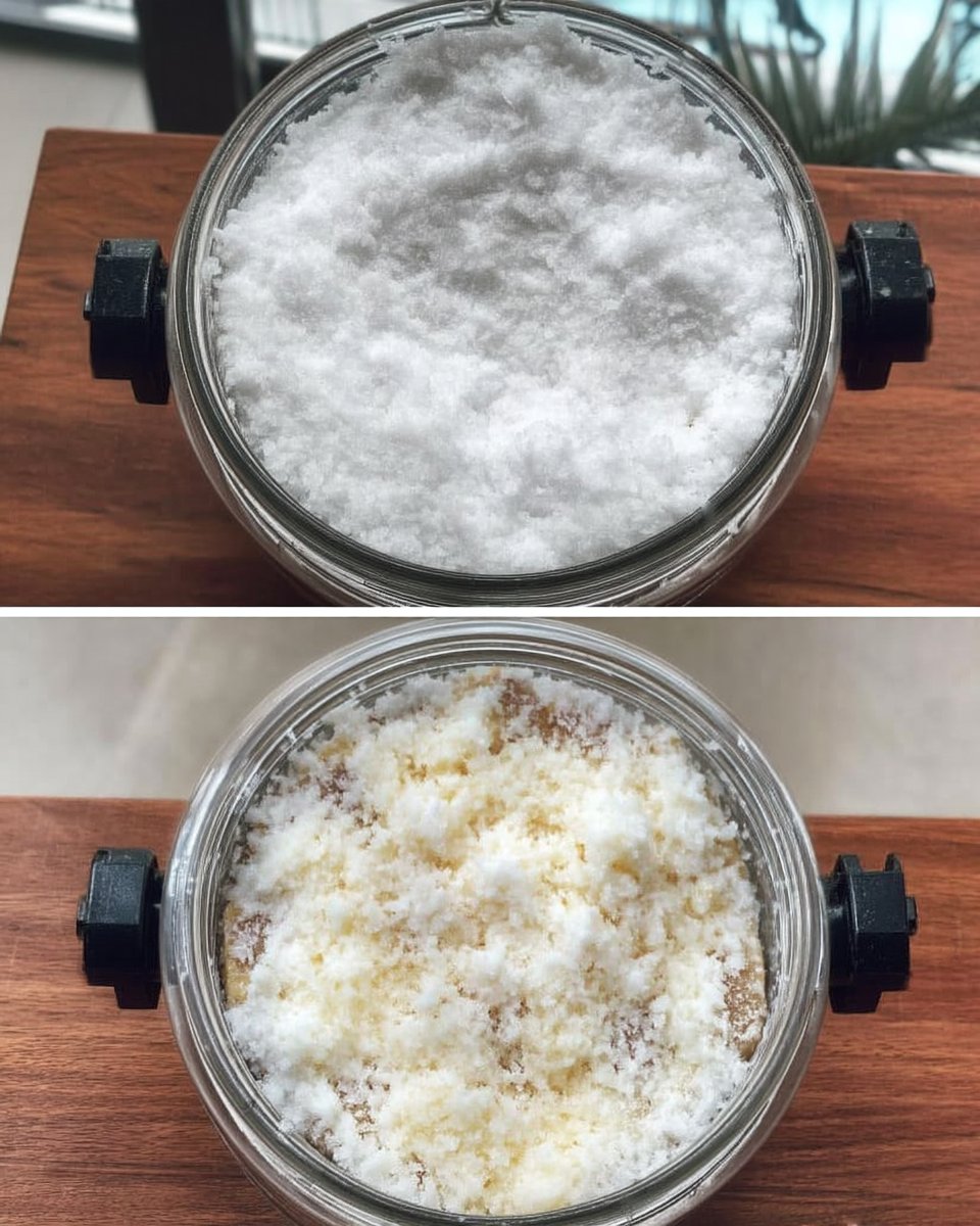 Butter sugar and flour on a wooden board