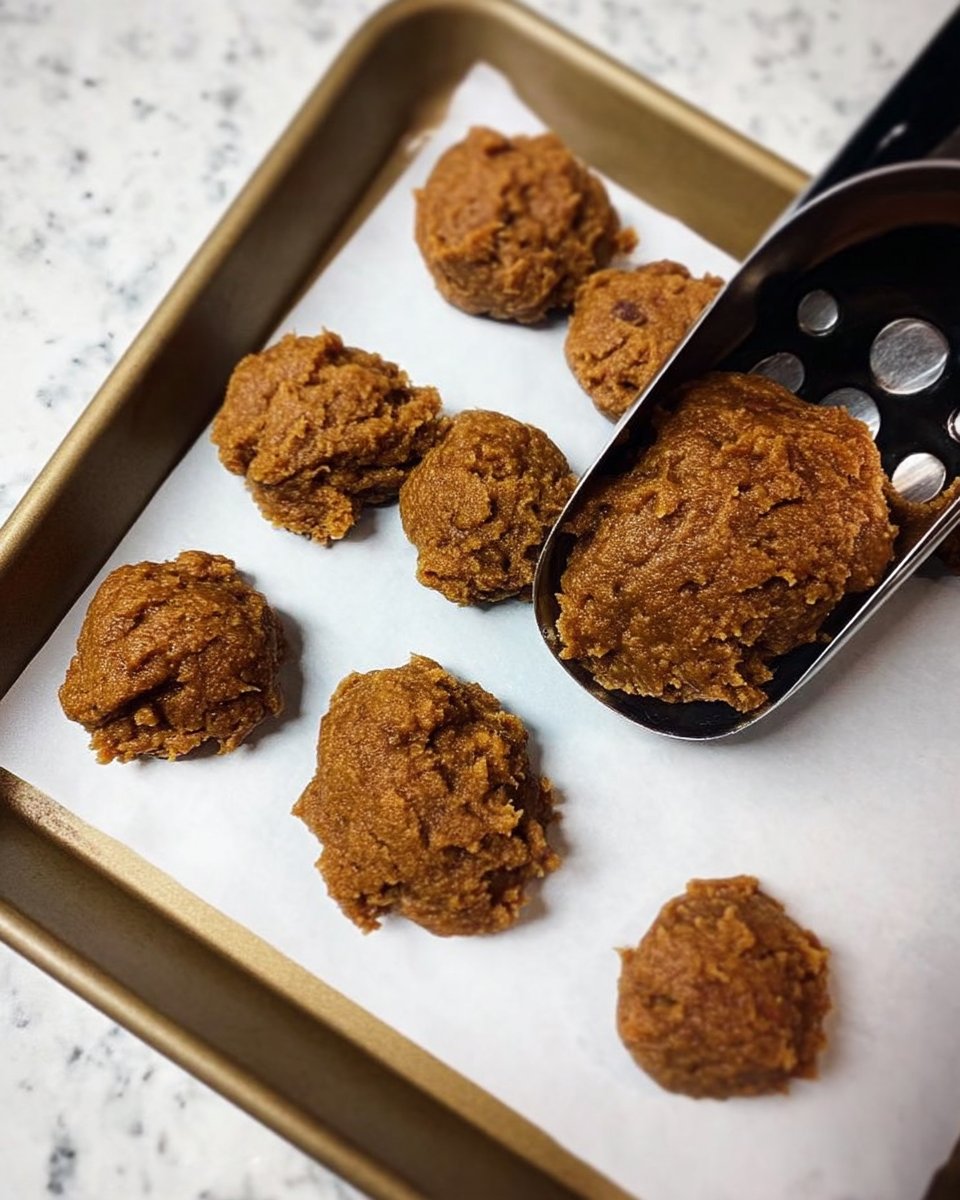 Almond flour, molasses, and spices arranged on a wooden table