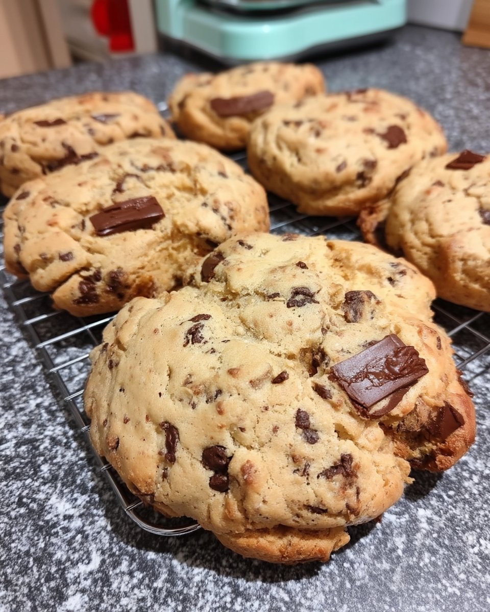Close up of rough edge texture on baked crumble cookies