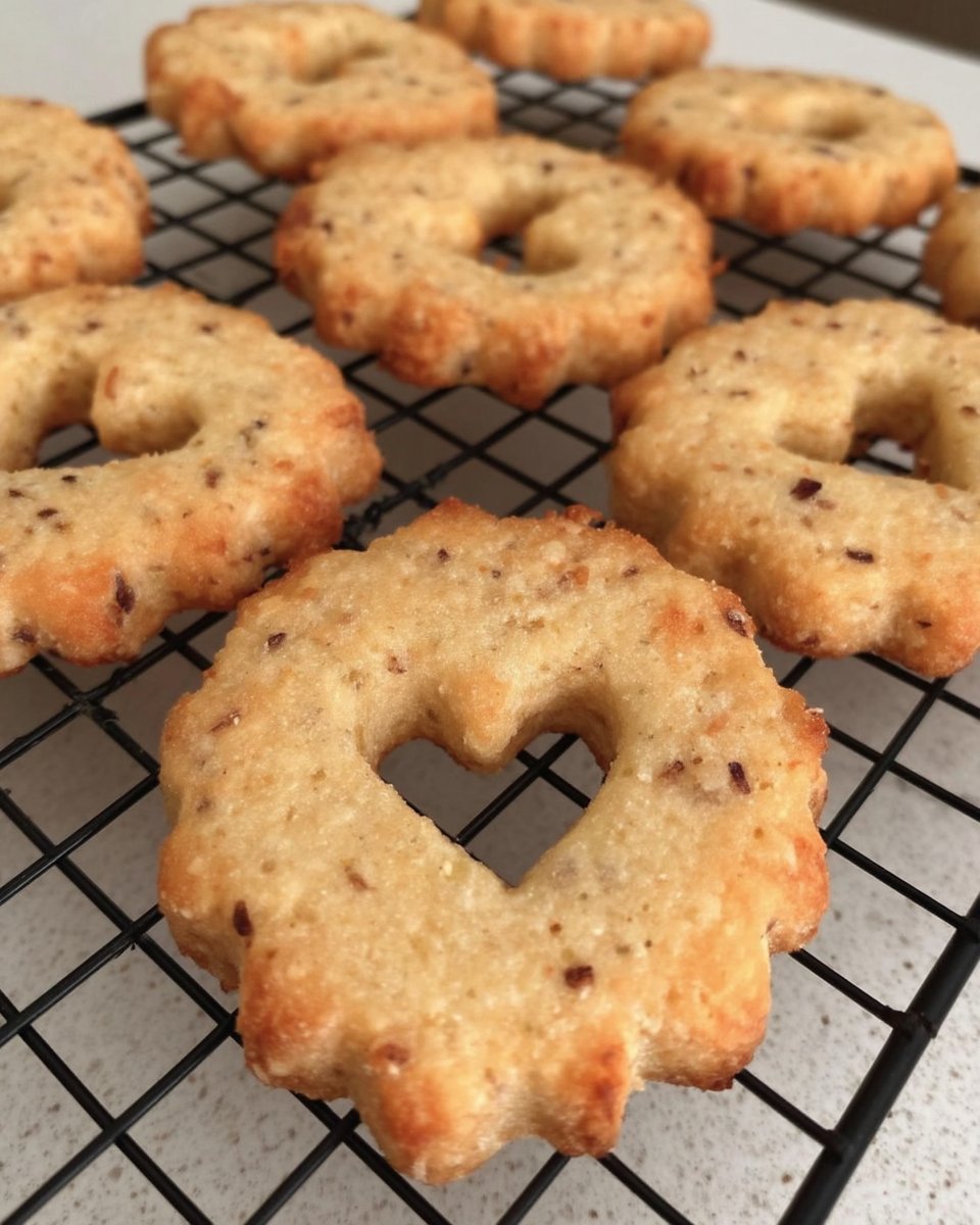 Ingredients for Spitzbuben including flour, butter, egg yolks, and ground hazelnuts