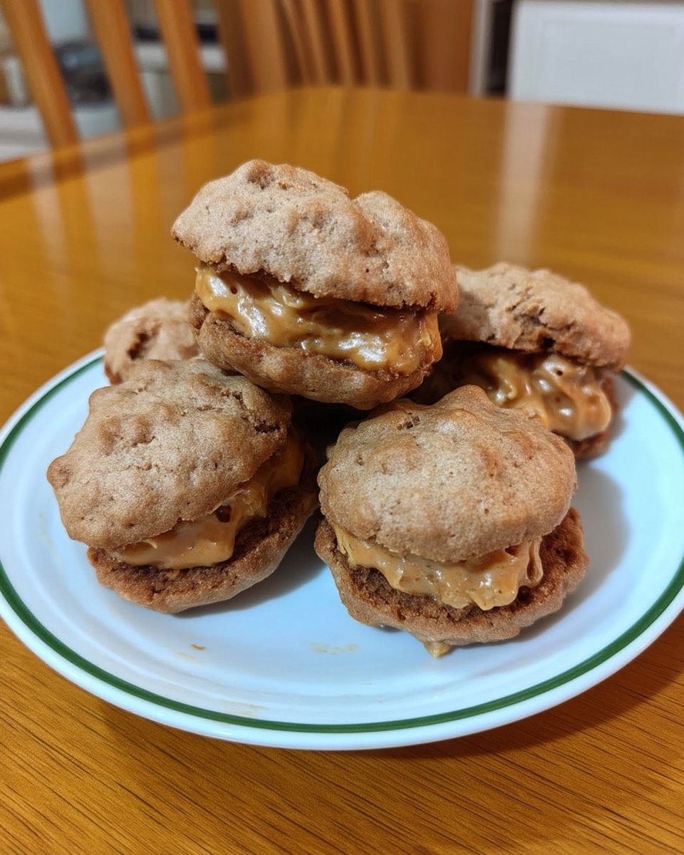 Homemade Girl Scout Do-Si-Dos in a vintage glass cookie jar
