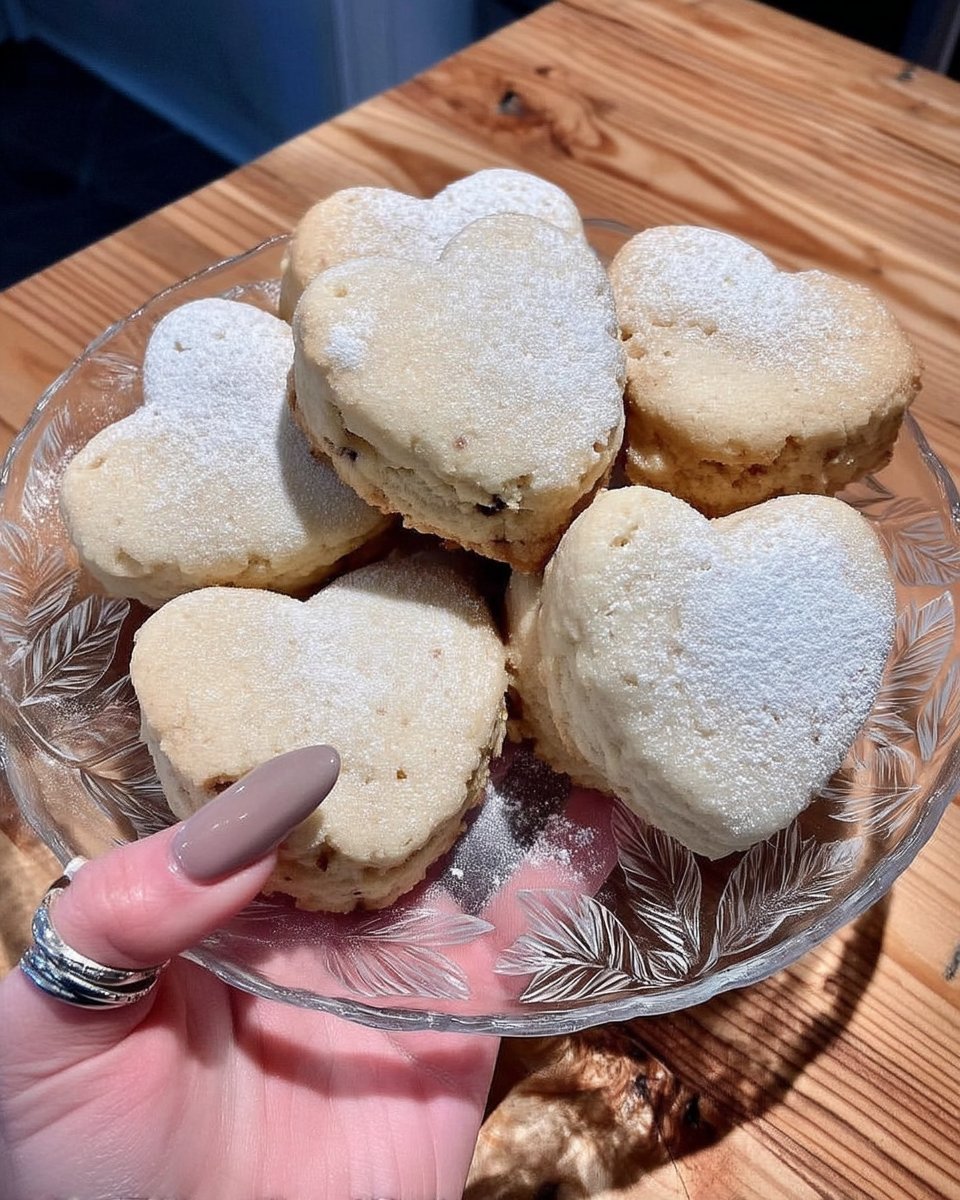 Golden keto shortbread cookies stacked on a vintage lace tablecloth