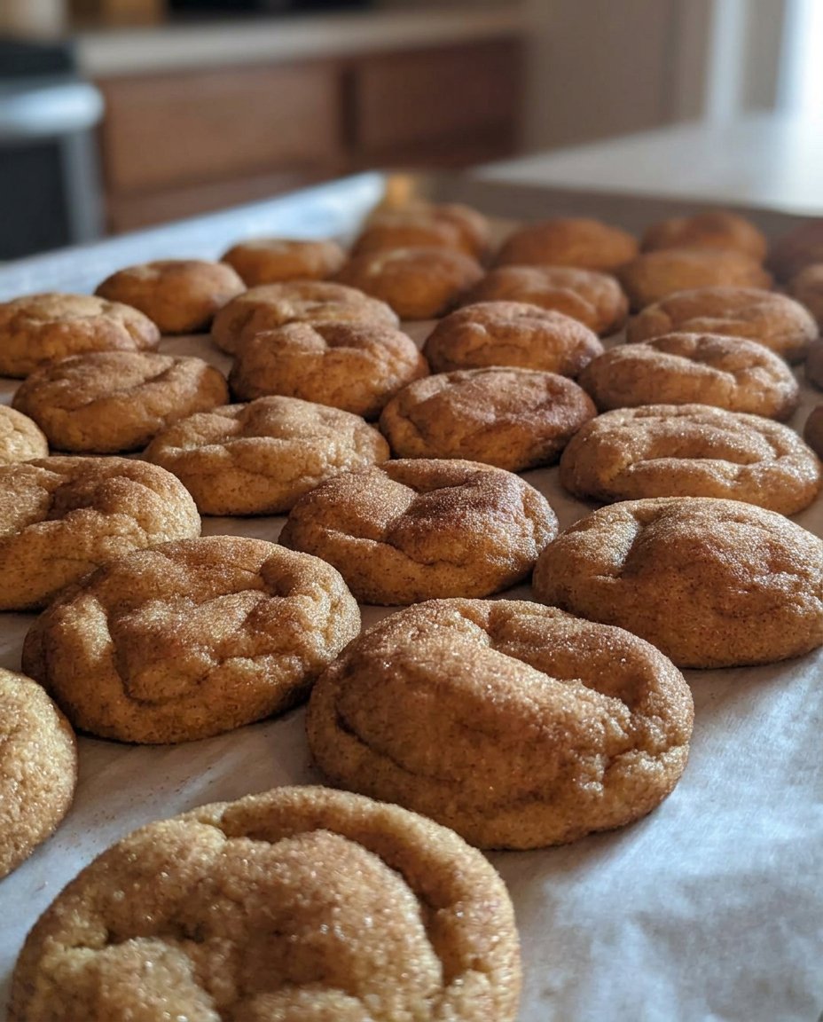 Hand pressing a thumbprint into cookie dough balls