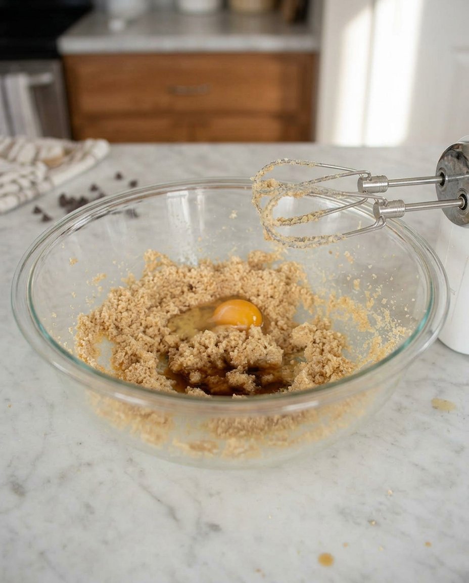 Halloween chocolate chip cookies baking on a tray with golden edges