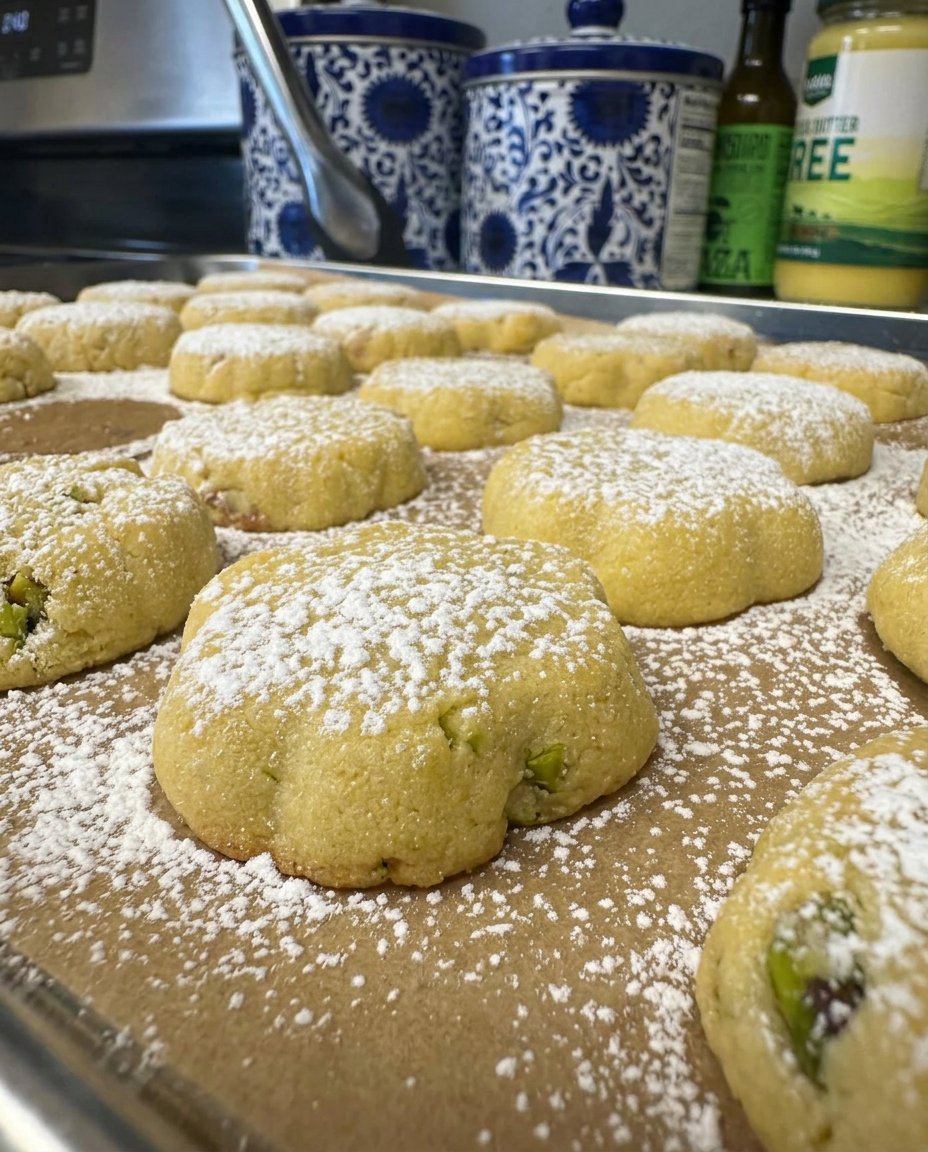 Chilled dough balls rolled in spiced orange sugar