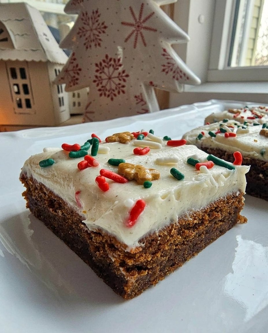 Decorated gingerbread cookies served on a festive platter
