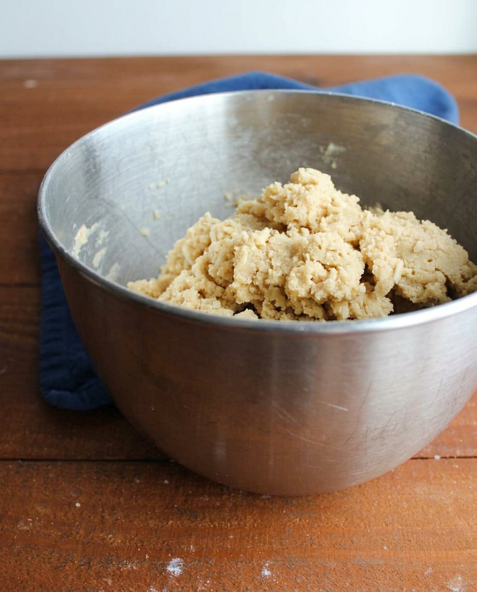 Ingredients for icebox cookies including butter flour and almonds
