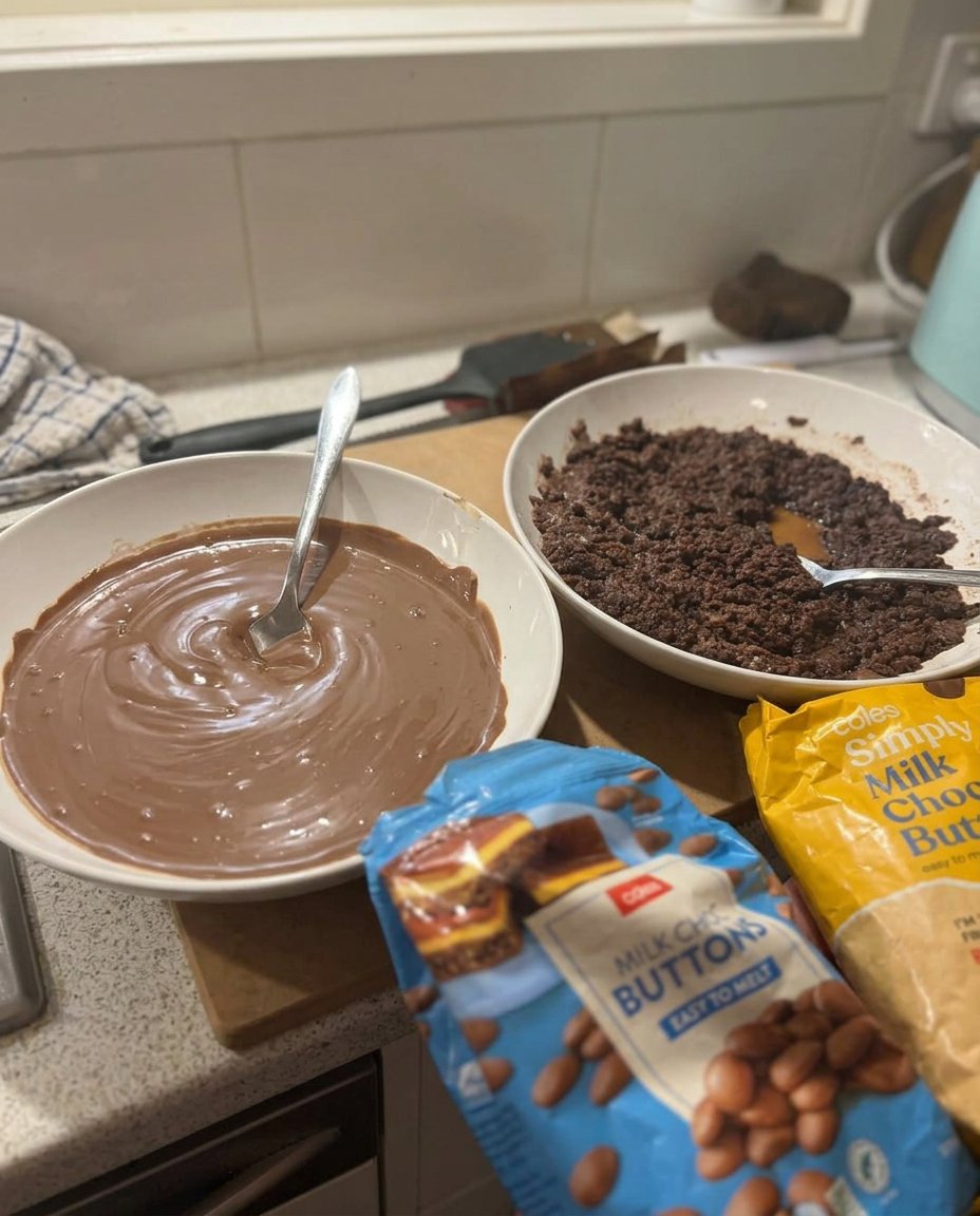 Simple pantry ingredients for making keto cookies and cream treats
