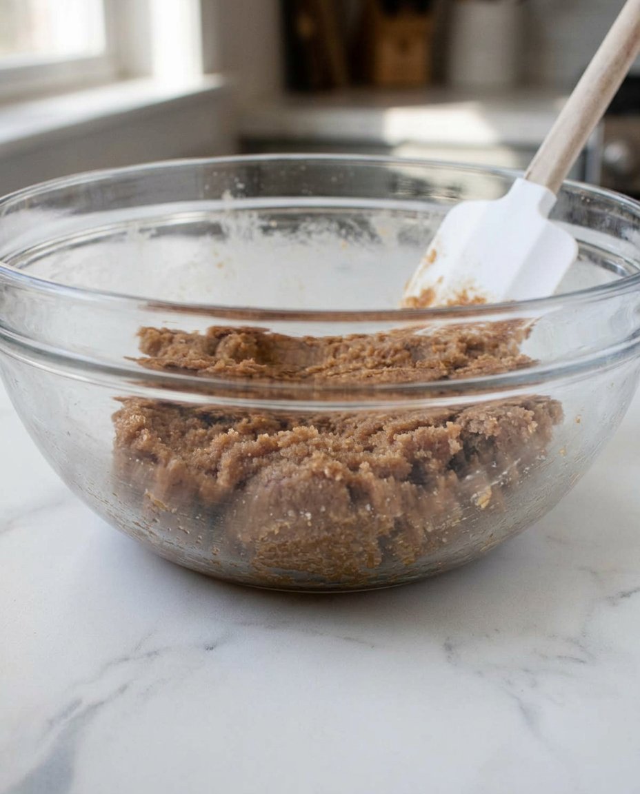 Ingredients for Italian Christmas cookies including flour, butter, and egg yolks.