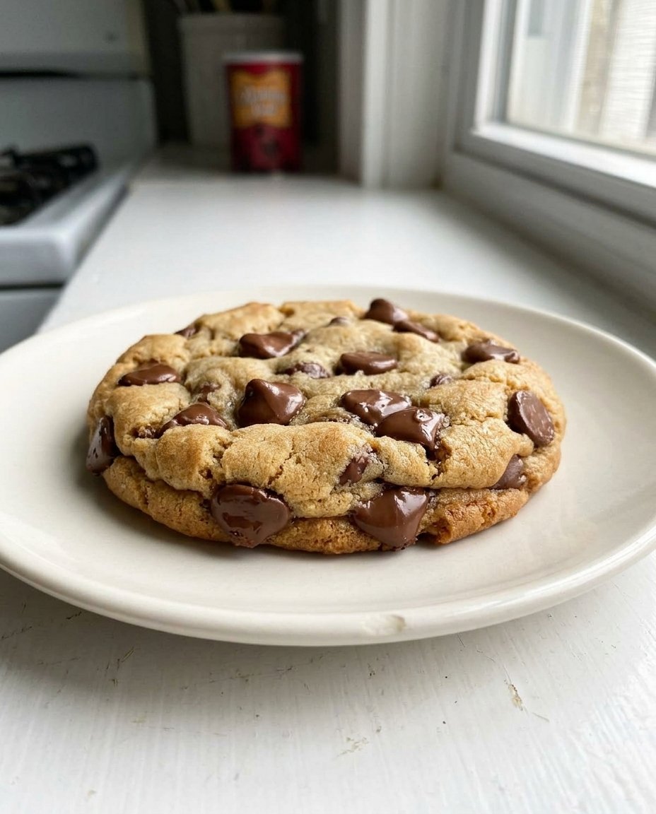 Simple pantry ingredients including butter cubes, flour, and milk chocolate chips spread on a wooden table