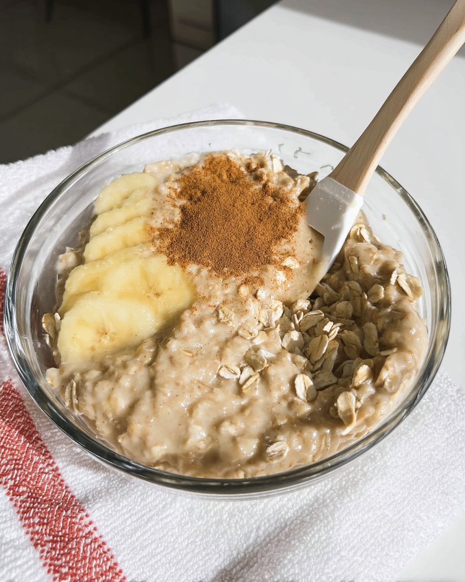A person using a cookie scoop to place banana oat batter on parchment paper
