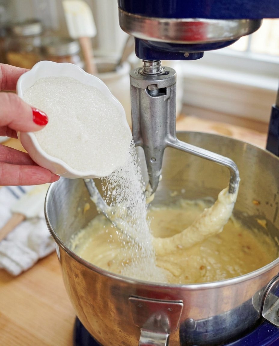 Bowls of oats sugar cocoa powder and peanut butter on a farmhouse table