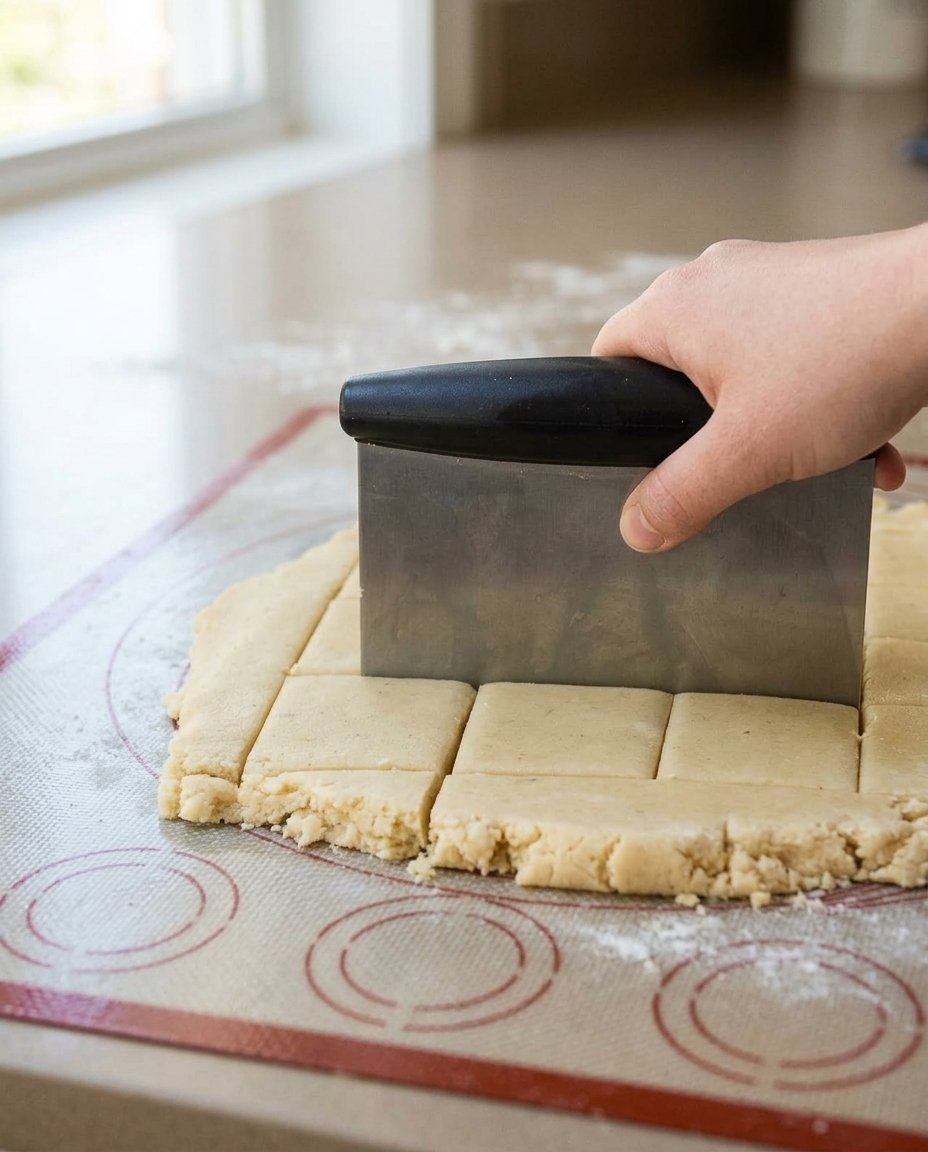 Six simple ingredients for making shortbread cookies