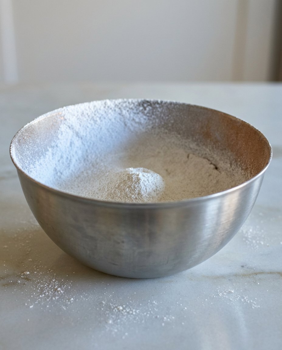 Simple ingredients including rolled oats, brown sugar, and a small bowl of raisins soaking in rum.