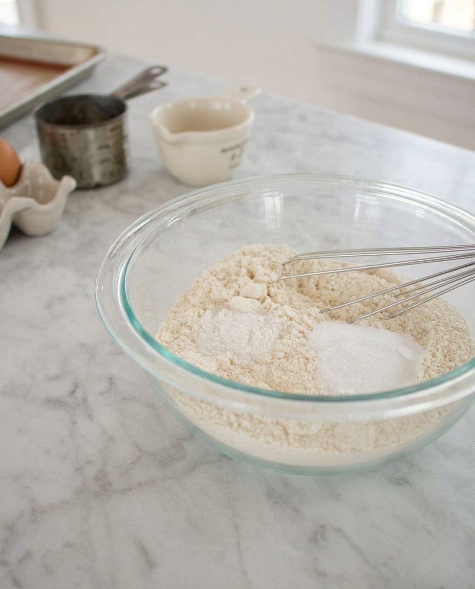 Ingredients for peanut butter crumble cookies including brown sugar and creamy peanut butter