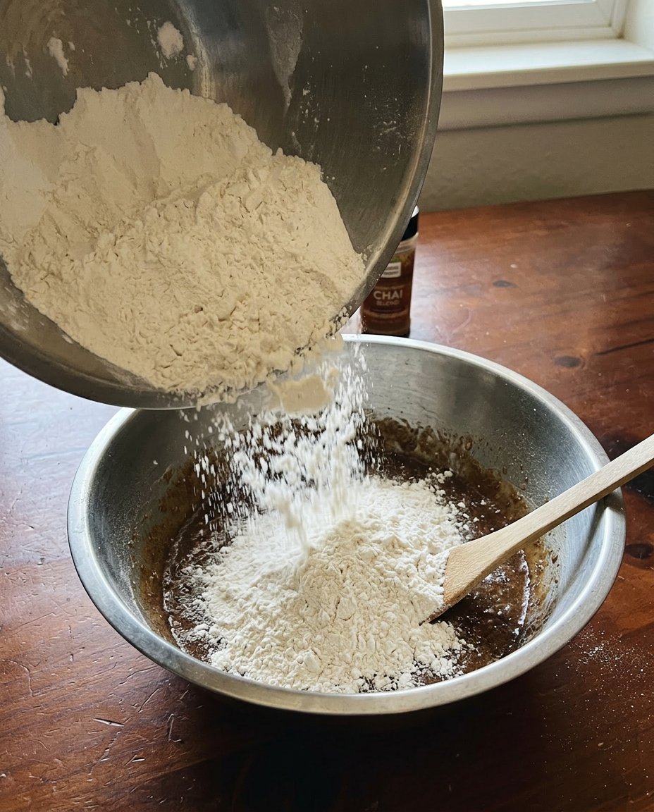 A close up of light and fluffy creamed butter and sugar in a glass mixing bowl.