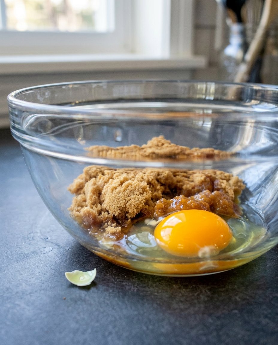 Simple ingredients for cardamom pistachio cookies on a wooden table