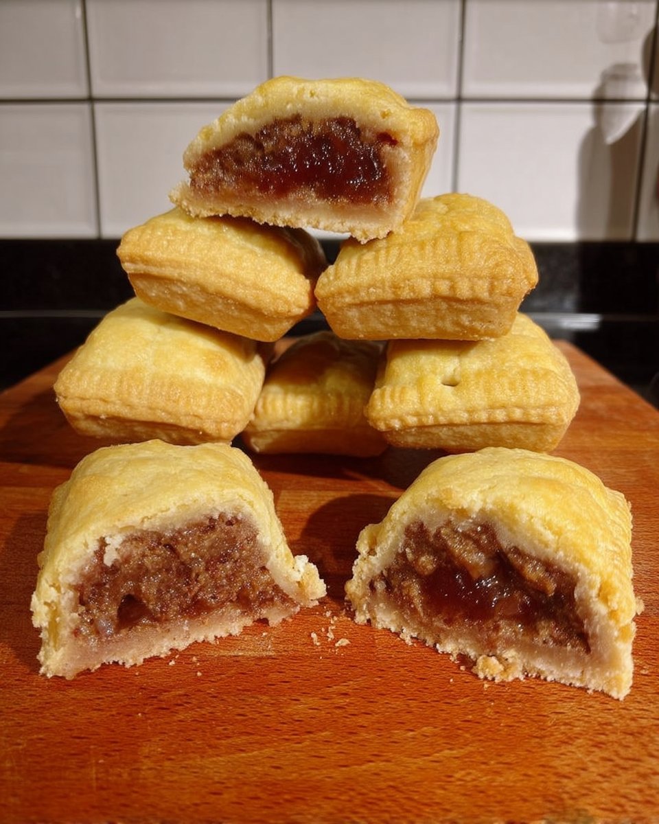 A plate of warm Apple Newtons with melted cheese and fresh apple slices.