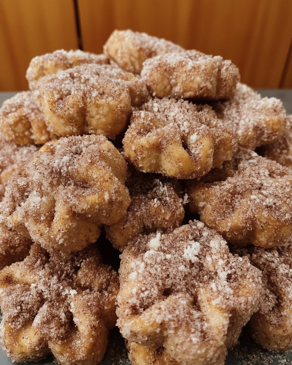 Traditional Biscochos cookies on a cooling rack with cinnamon sugar