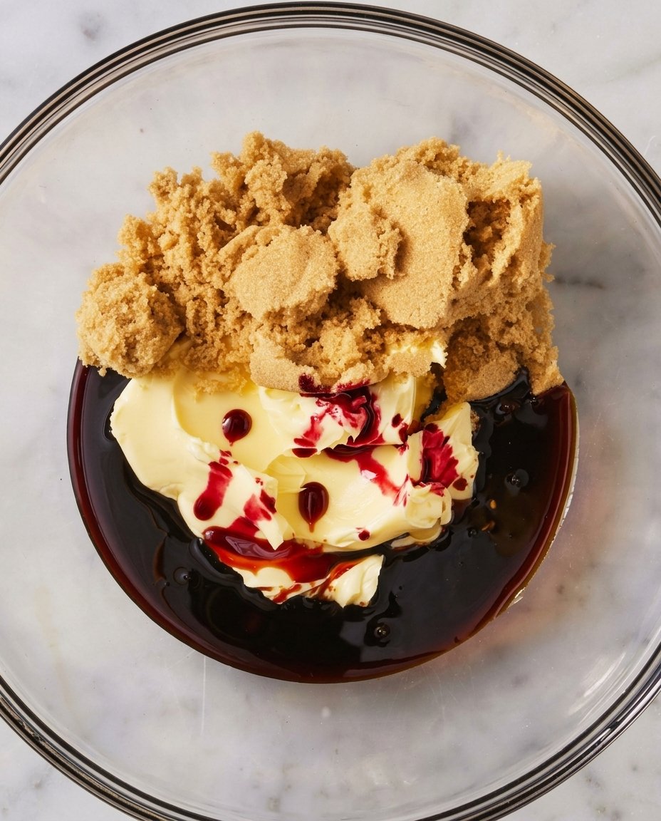 Rolling out chilled gingerbread cookie dough on a floured surface