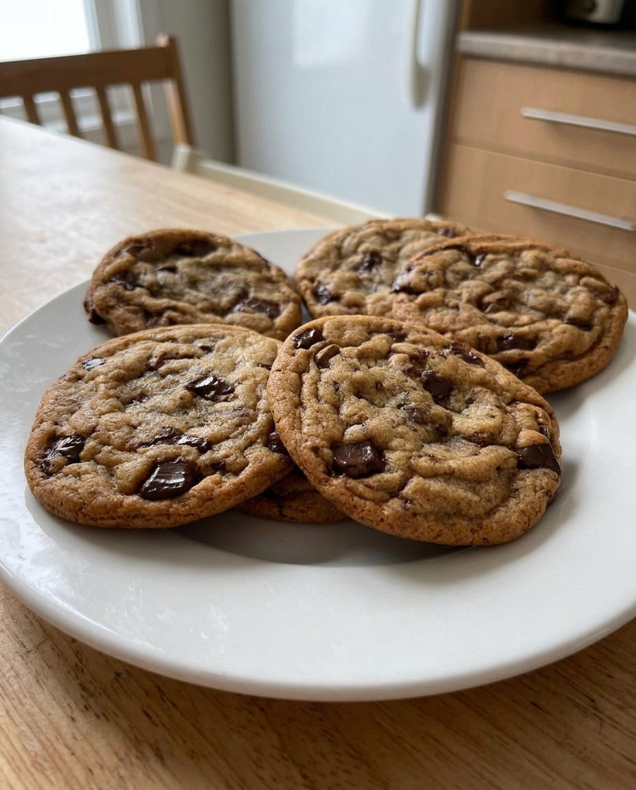 A warm cookie being dipped into a glass of cold milk.