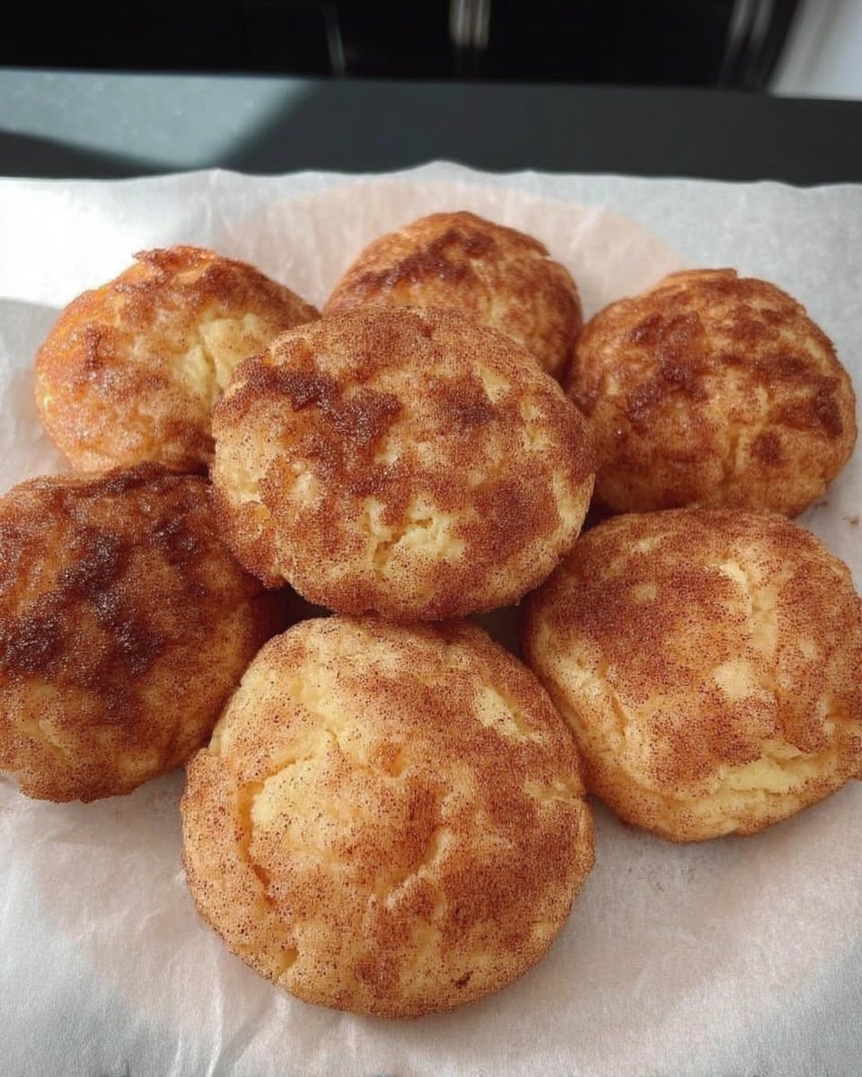 Gluten free snickerdoodles served with a cup of coffee