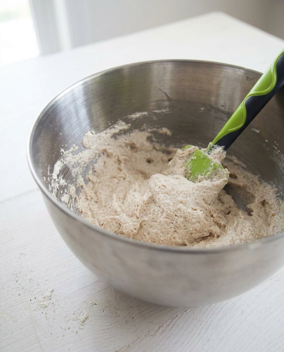 Hands shaping almond dough into ovals for Ricciarelli cookies.