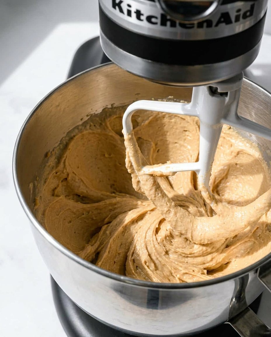 Bowls of oats, sugar, butter, and flour on a wooden kitchen table