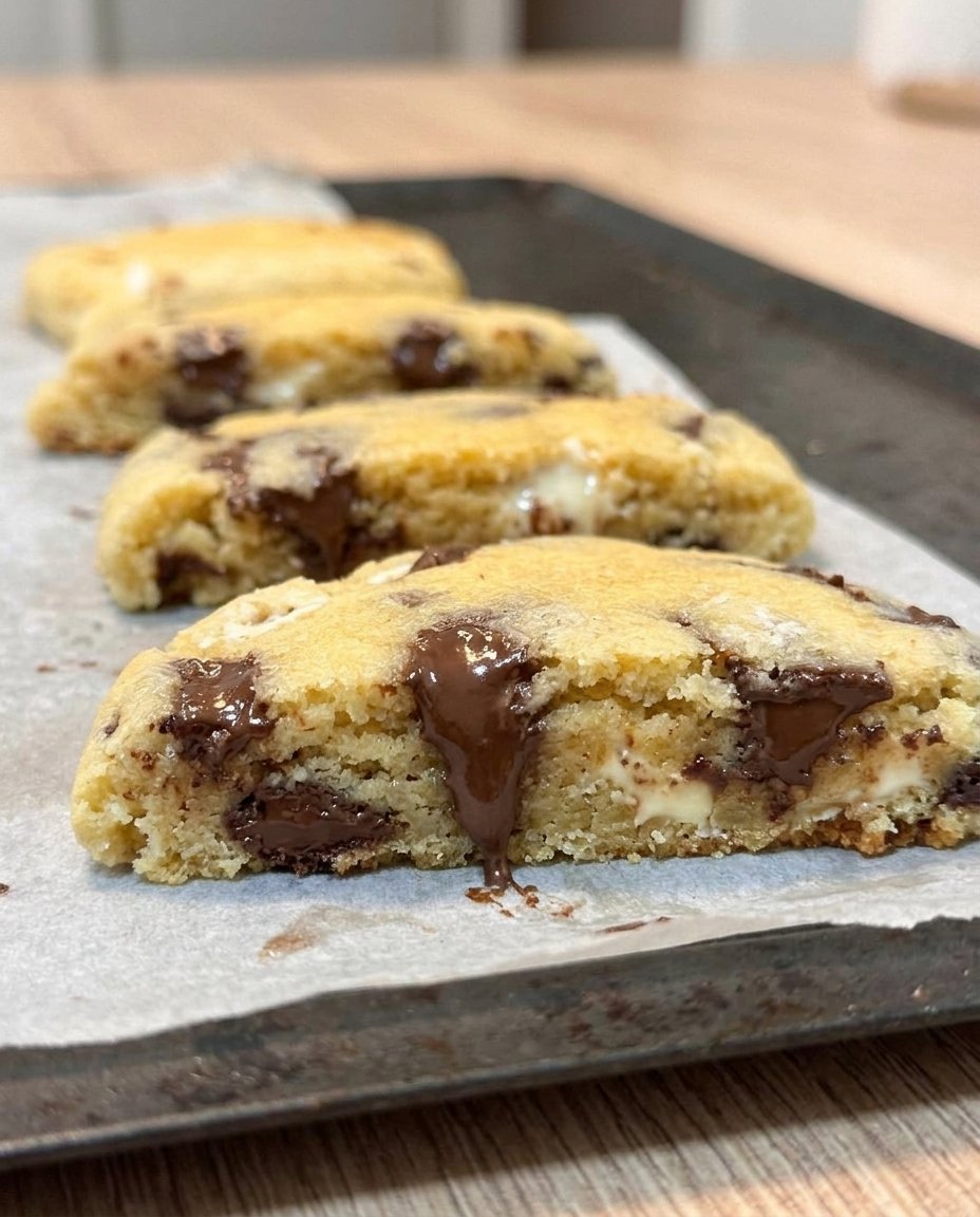 Soft and chewy peanut butter crumble cookies with sugar coating