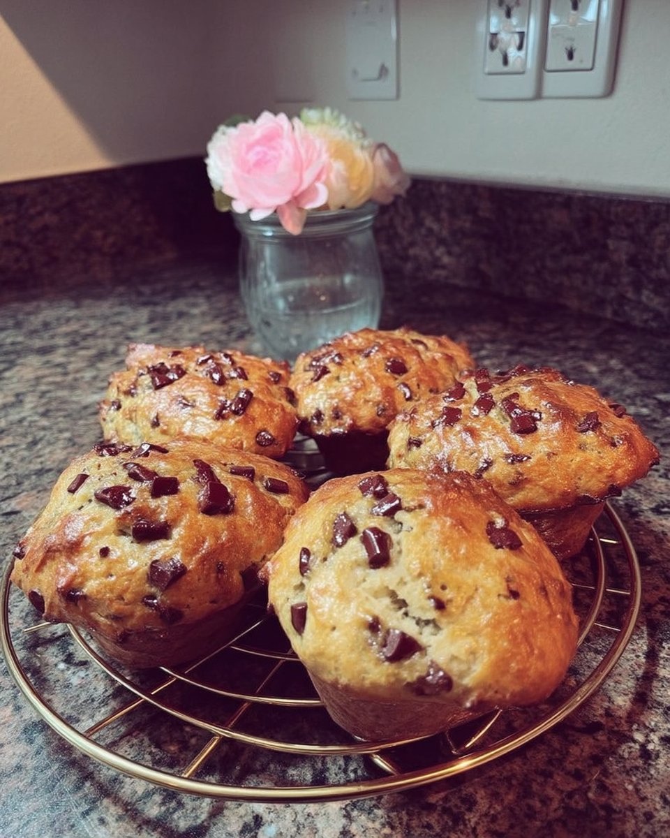 Thick chocolate chip cookies being placed into a glass cookie jar