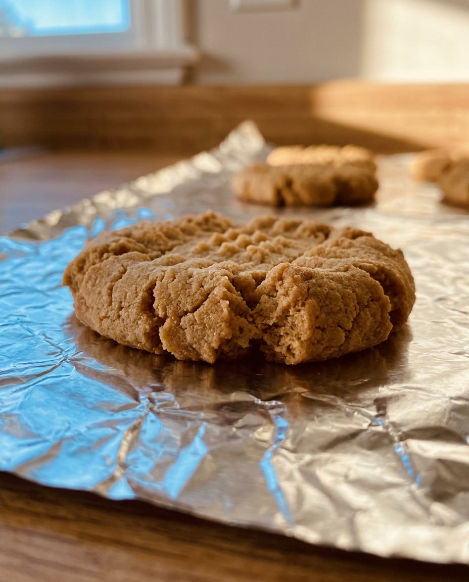 Peanut butter cookies served with a glass of milk on a floral plate.