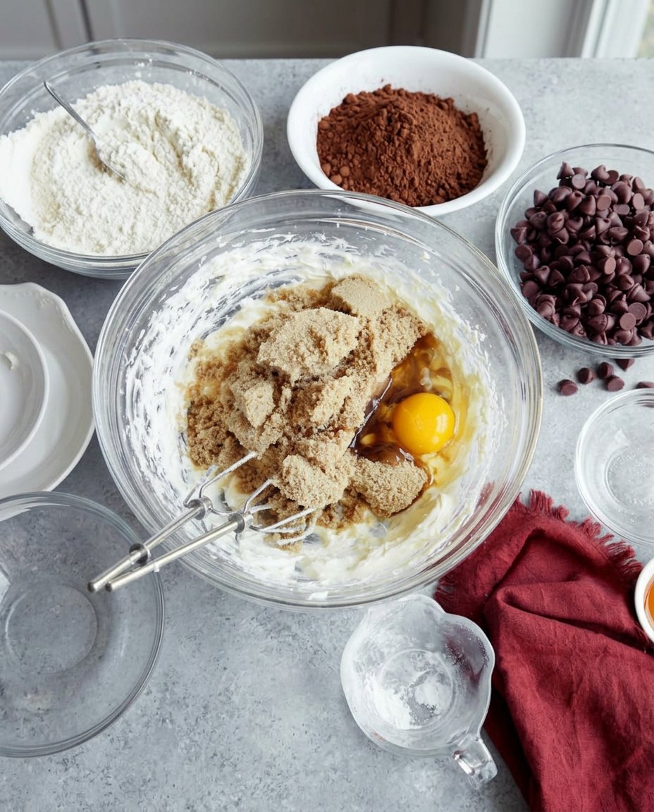 Baking ingredients for gingersnap cookies including molasses and ground ginger