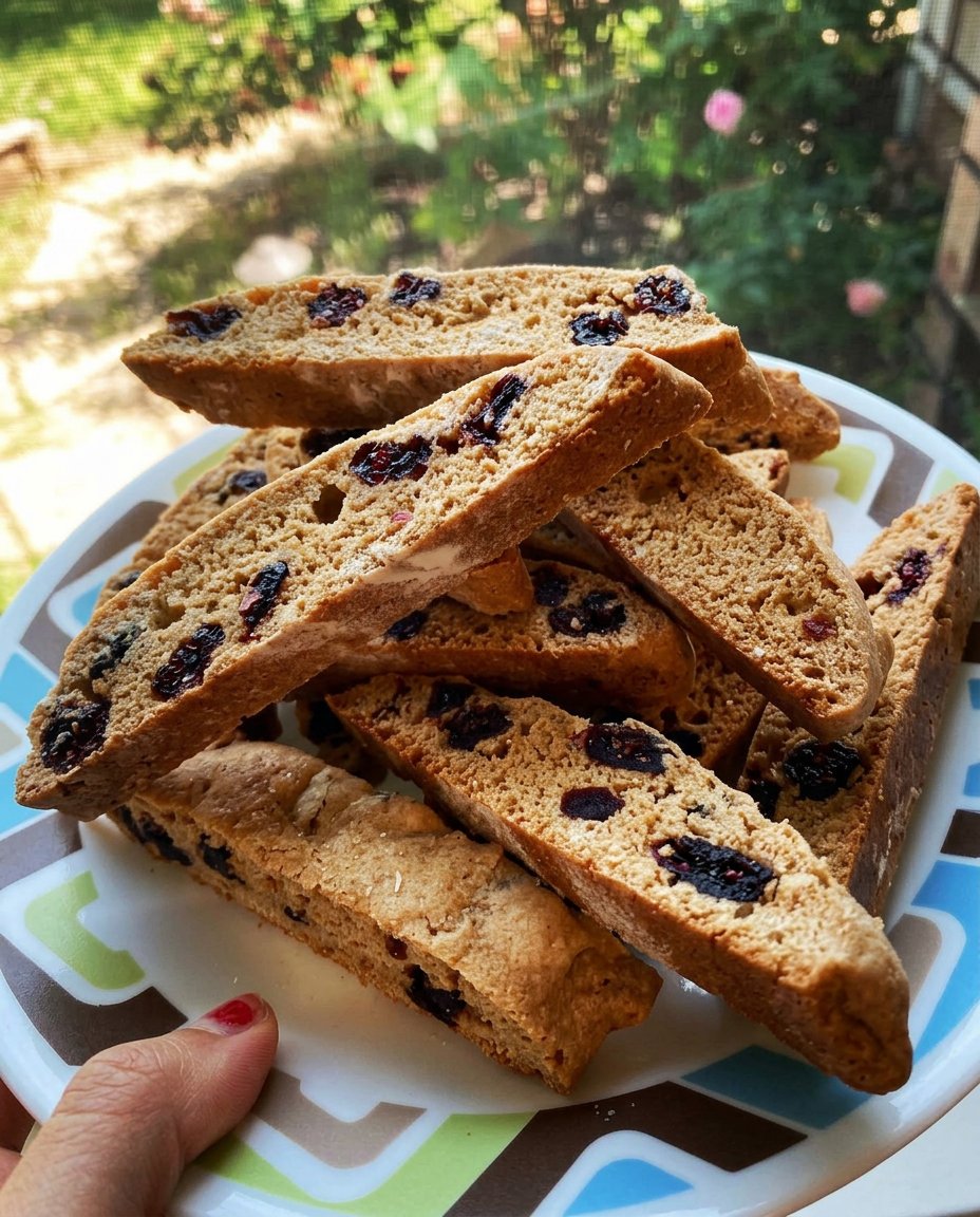 A serrated knife slicing a warm cookie log into even strips on a baking sheet